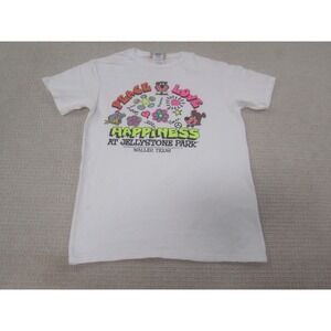 Yogi Bear Jellystone Park Shirt Mens Small Peace Love‎ Happiness Waller Texas